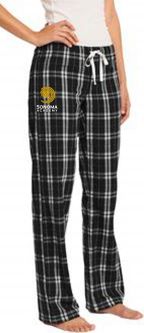 Juniors Flannel Pant, Black